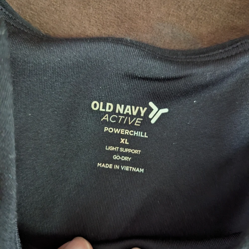 Old Navy Active XL Black Longline Sports Bra/Top NWT - Picture 3 of 5